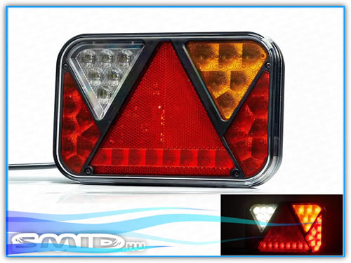ELLED130200 JTK LEN LED Lámpa Egyesített hátsólámpa utánfutó alkatrész
